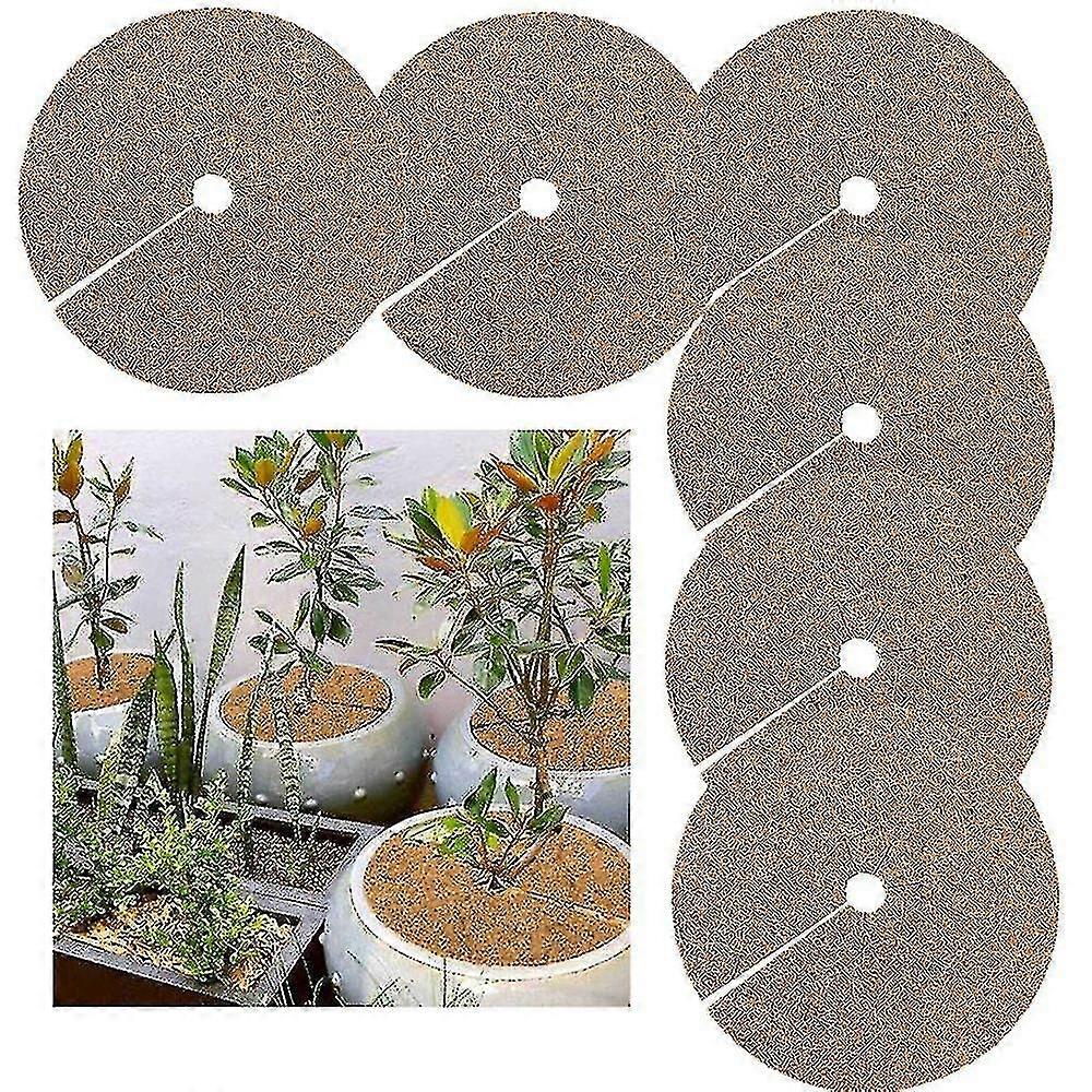 6pcs Kokosfasern Mulch Ring Baum Protector Matte, Baum Ring Matten
