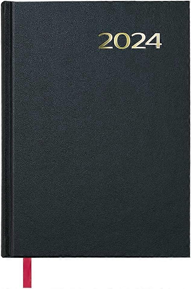 January 2024 - December 2024 - Medium: 14x20 cm - 288 pages - Sewn binding - Hardcover - Black - Synthetic model