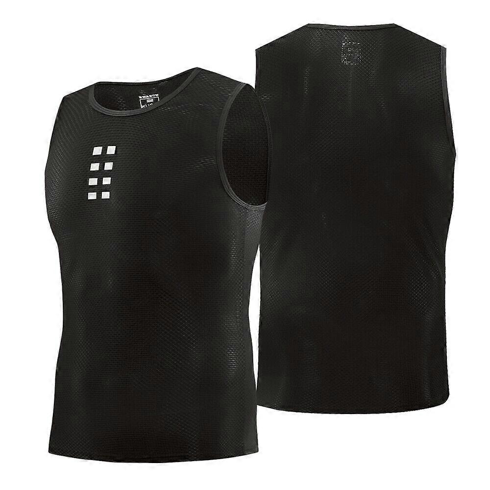 Bicycle vest windproof warning vest high visibility continuous zipper