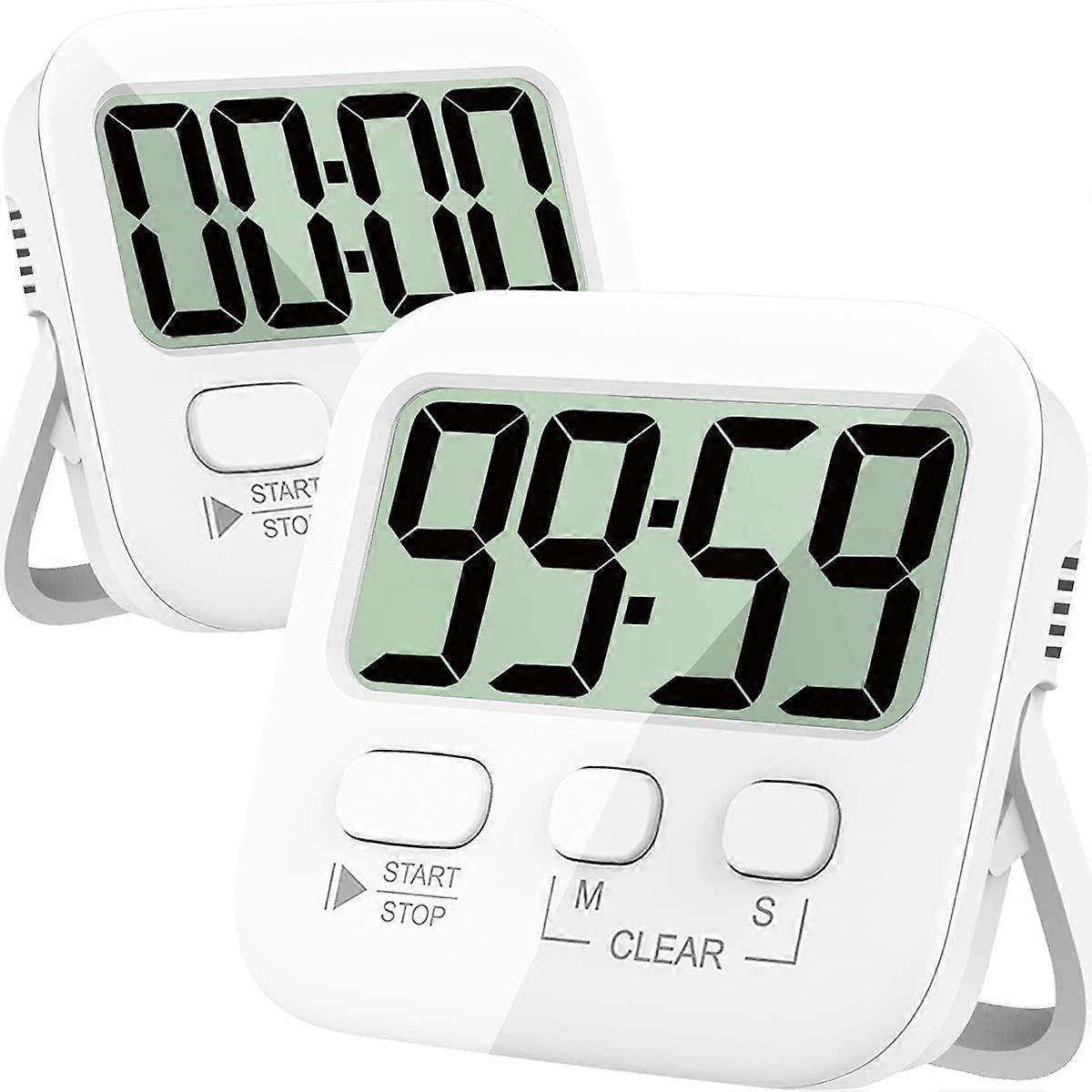 Timers, Classroom Timer for Kids, Kitchen Timer for Cooking, Egg Timer, Magnetic Digital Stopwatch Clock Timer for Teacher, Study, Exercise, Oven