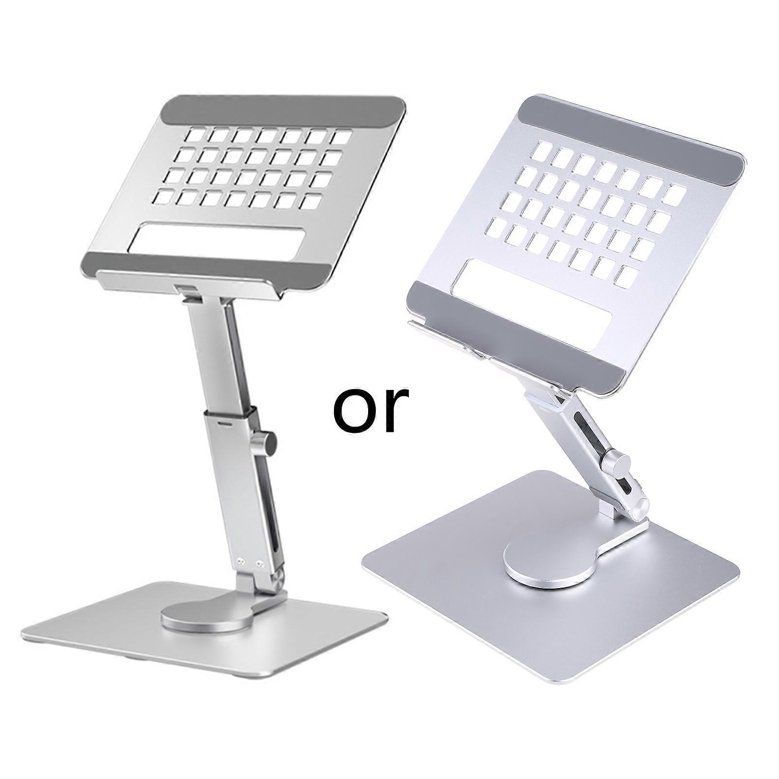 Aluminium Alloy Adjustable Laptop Stand Ergonomic 360 Swivel Riser Bracket