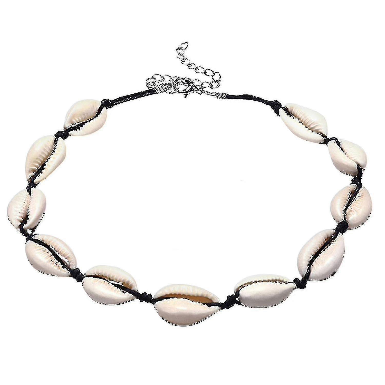 Shell Necklace Blackshell Necklace Black - MXBC
