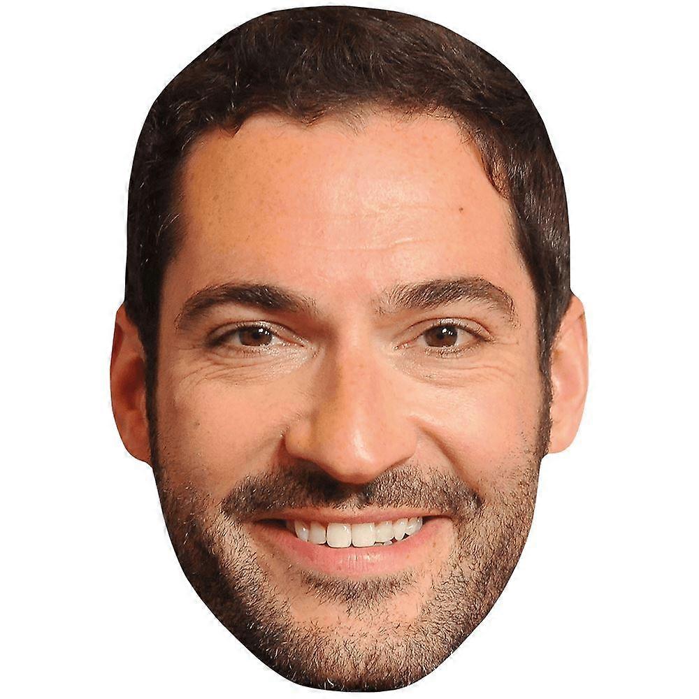 Tom Ellis (Smile) Celebrity Mask, Flat Card Face