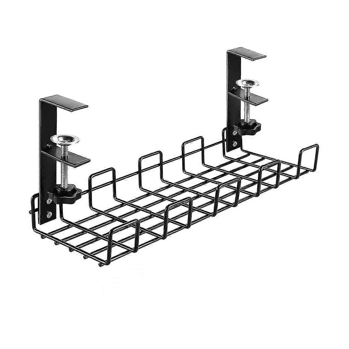 Cable Tray Under Desk,under Desk ,wire Cable Holder No Drilling Required Easy Installation Wire Org