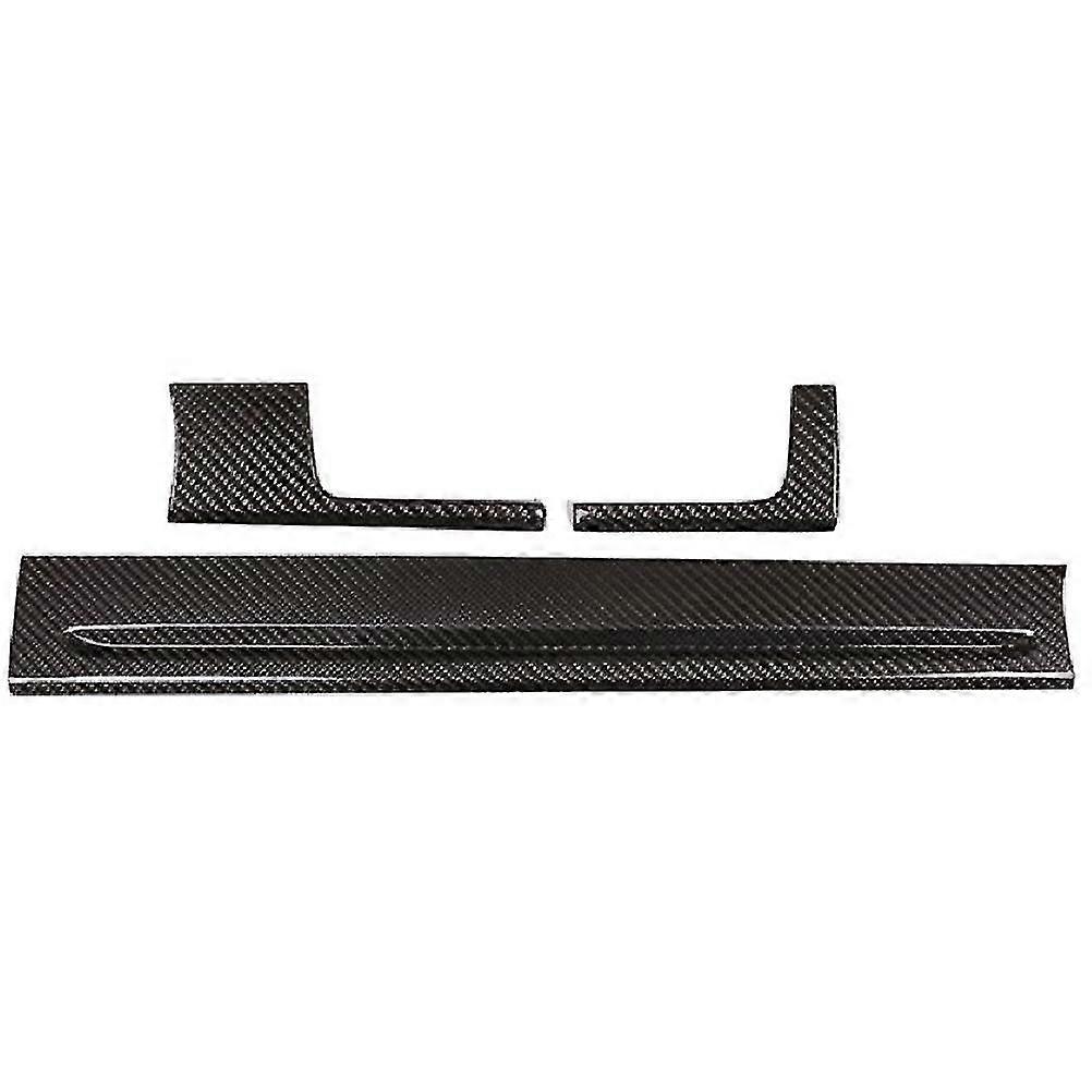 Carbon Fiber Middle Console Dashboard Strip Trim Stickers For 2018-2019