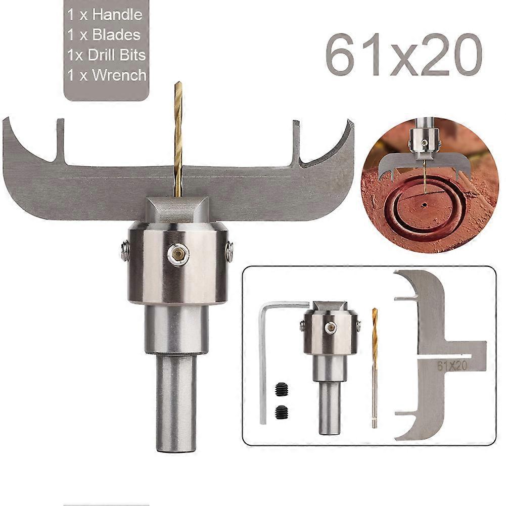 100% New Upgraded Woodworking Bracelet Ring Milling Cutter Blades for CNC Router Bit with Wooden Beads Drill Tool and Accessories