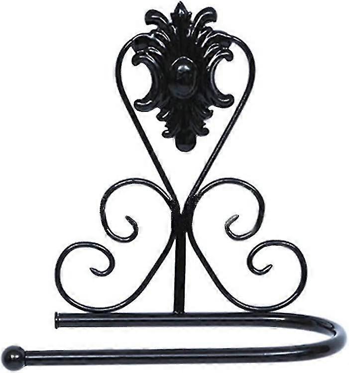 壁に取り付けられたトイレットペーパーホルダー鋳鉄製トイレットロールホルダー壁に取り付けられたトイレットペーパーホルダートイレ用ヴィンテージデザインのペーパータオルホルダー