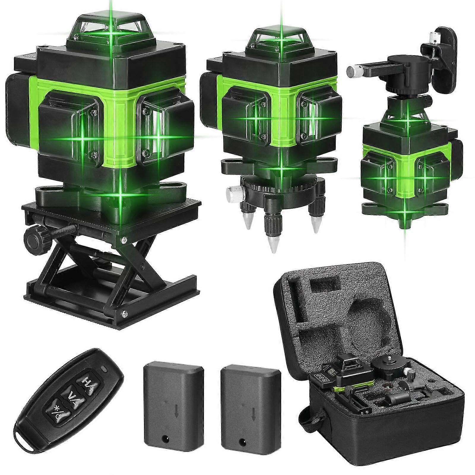 16 Lines 4d Laser Level 360 Self-leveling Cross Line Level Measure Tool
