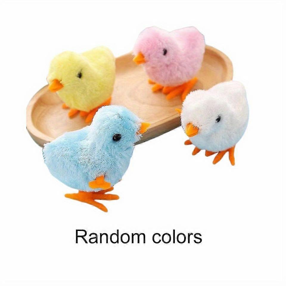Interactive Wind-up Plush Toy - Jumping Chick - Perfect Gift For Pets