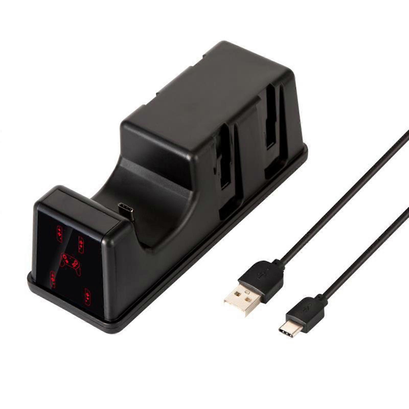 Durable Plastic Joy Con Charging Dock for Switch Joy con Docking Station