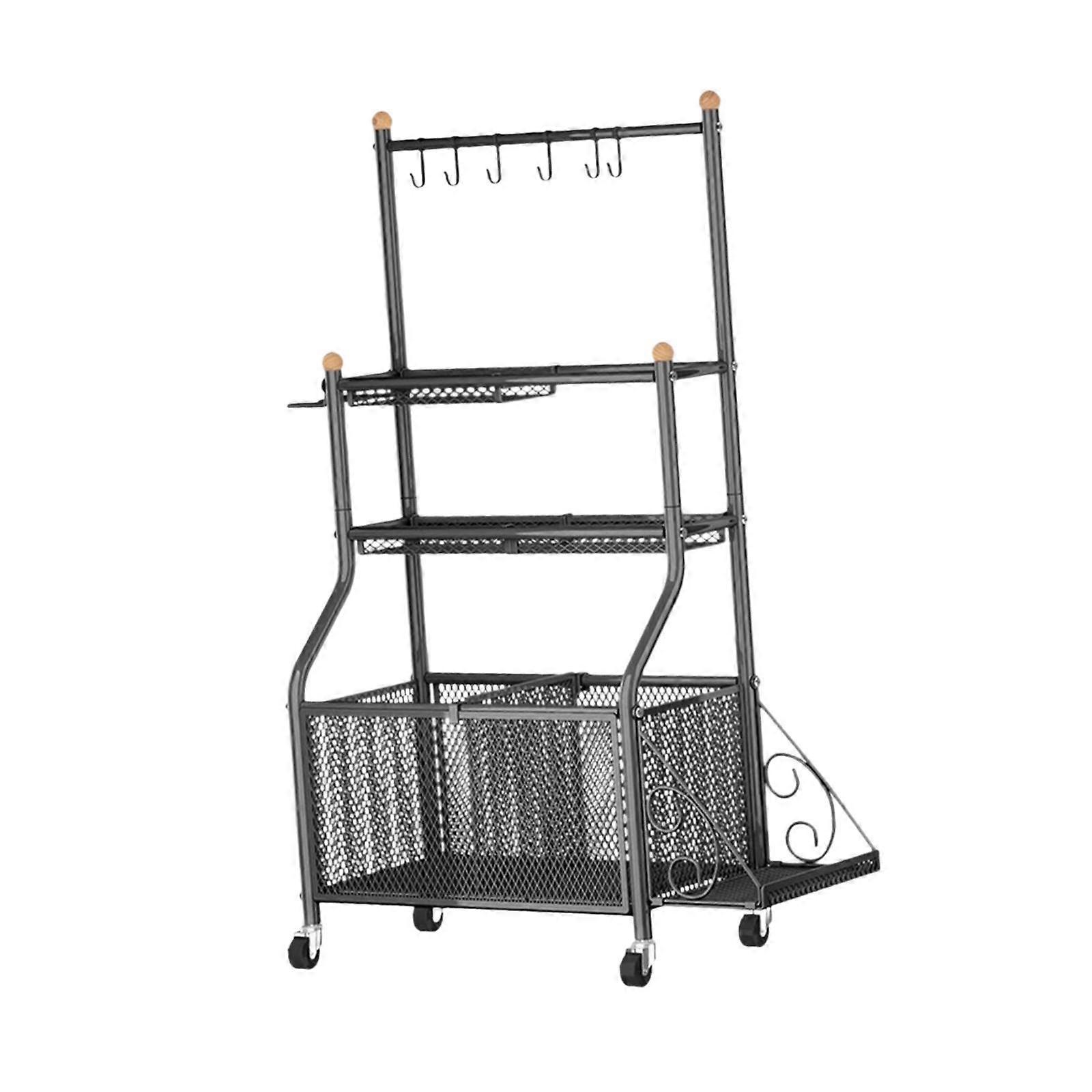 מוסך ציוד ספורט מארגן מתלה אחסון כדור לצעצועים חדרי כושר כדורסל