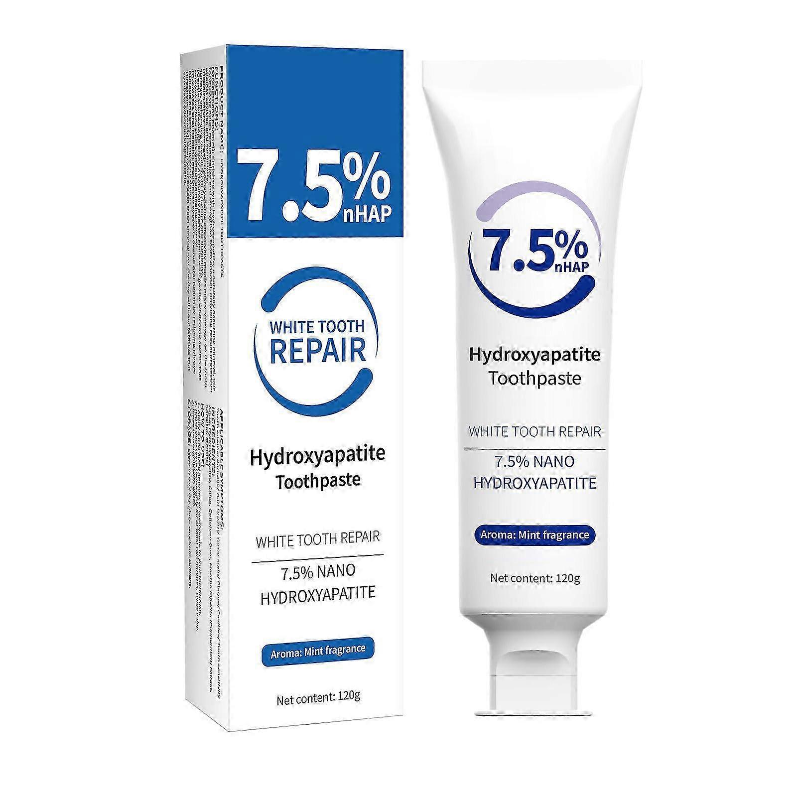 Hydroxyapatite Toothpaste for Advanced Enamel Protection,Gentle and Effective Formula,Fluoride-Free Toothpaste for Sensitive Teeth