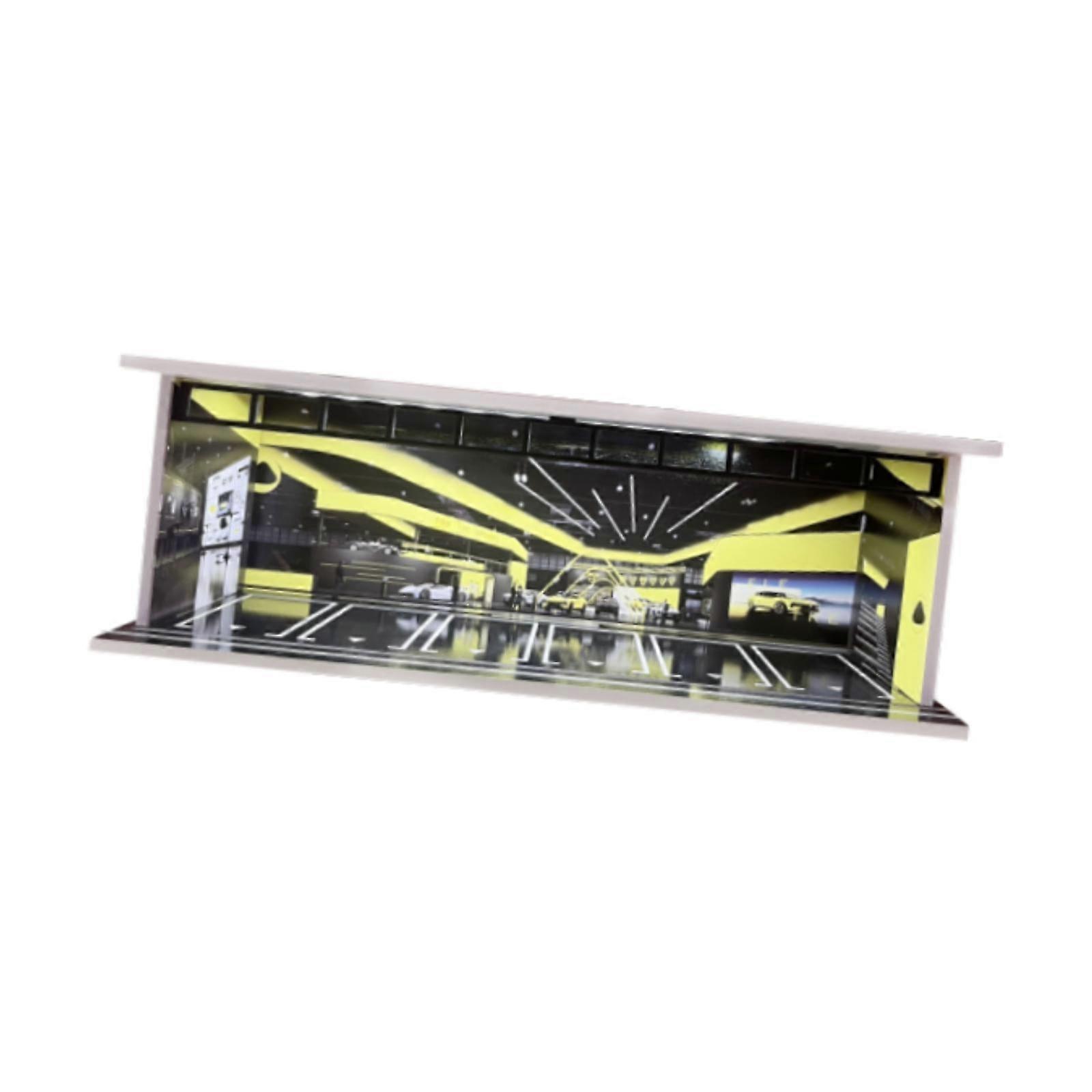 1/64 Model Car Display Case Car Garage Display Case for Sports Car Alloy Car Style A