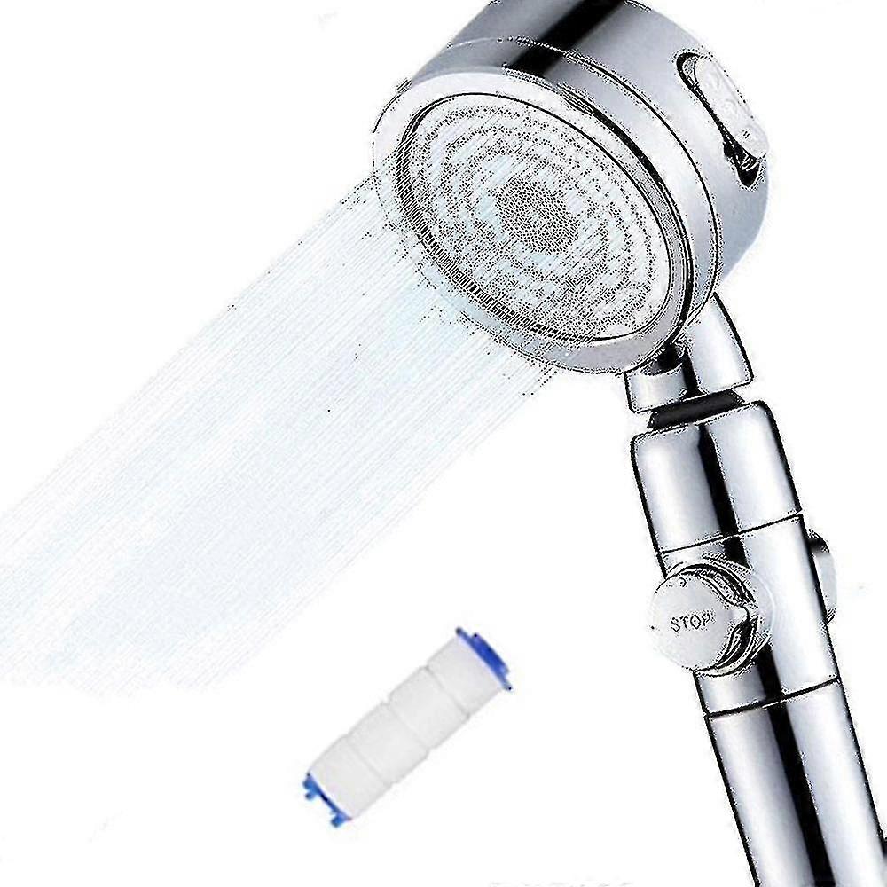 High Pressure Shower Head,with On/off Full Shutoff Push Button And Switch