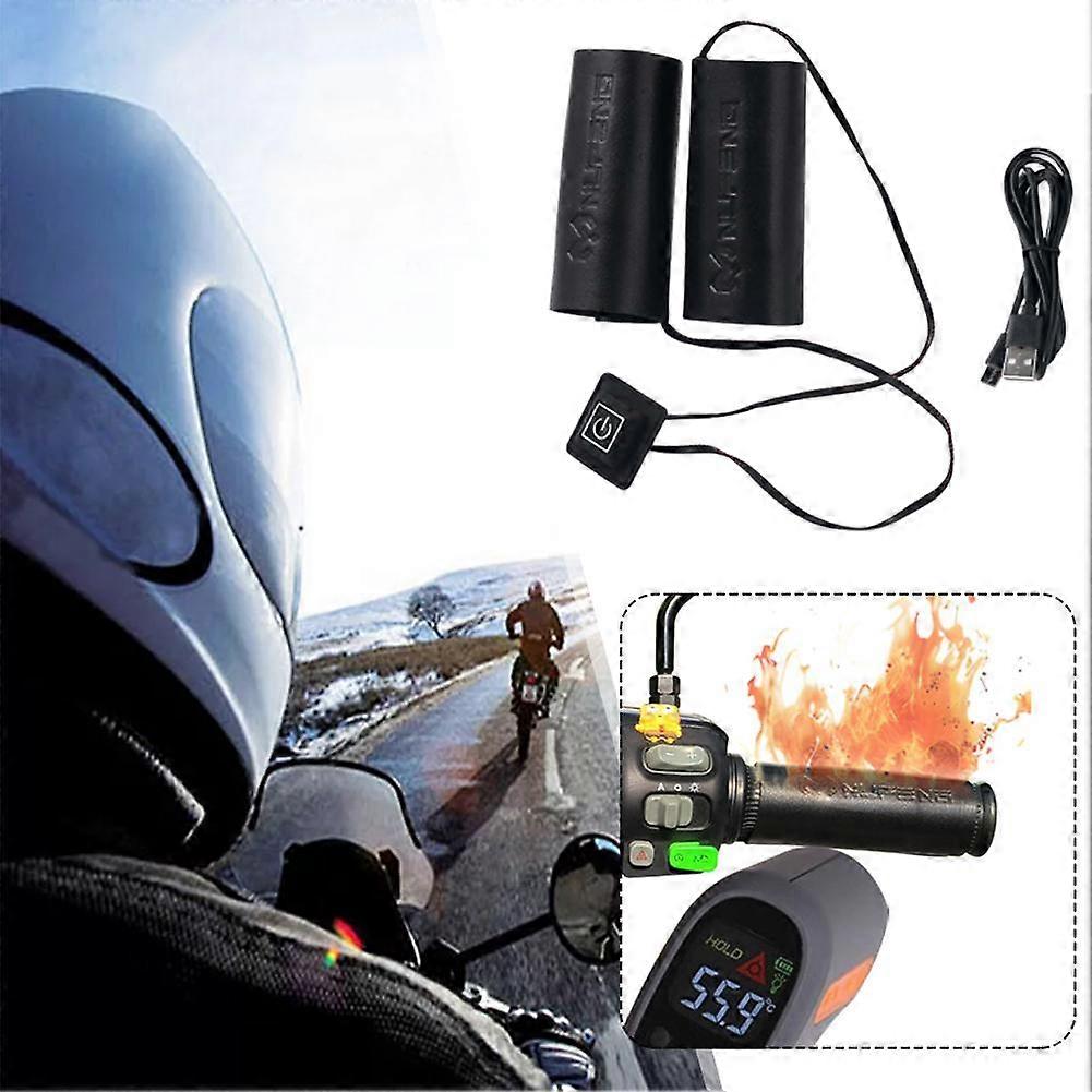 USB ηλεκτρική θερμαινόμενη λαβή μοτοσικλετών λαβών αντιολισθητική θερμαντήρας λαβής μοτοσικλετών