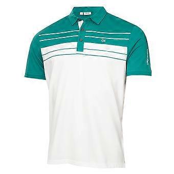 Calvin Klein Herre Pinebrook Fugttransporterende Teknisk Golfpoloshirt