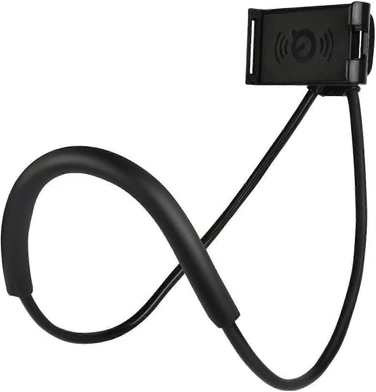 Neck Hanging Phone Holder for Smartphones and Tablets, Adjustable Universal Design, Durable Material, Hands-Free Use