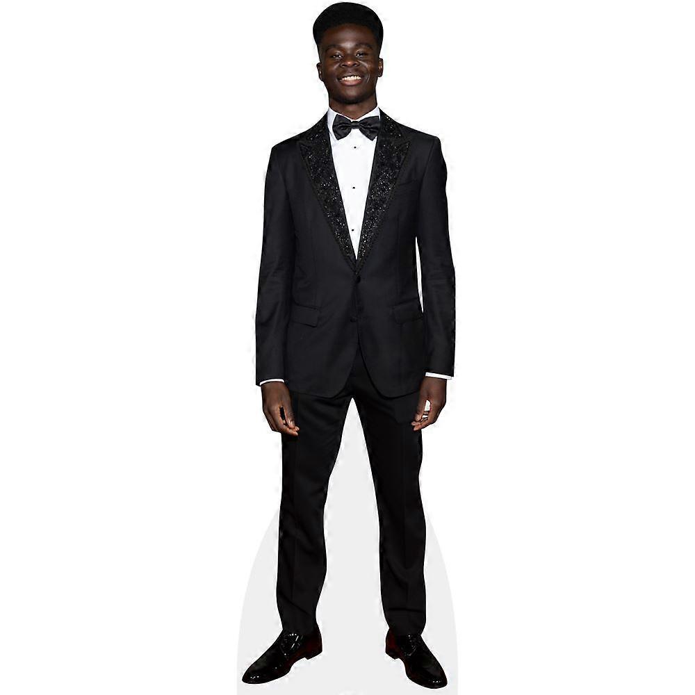 Bukayo Saka (Bow Tie) Cardboard Cutout (lifesize OR mini size). Standee. Stand Up.
