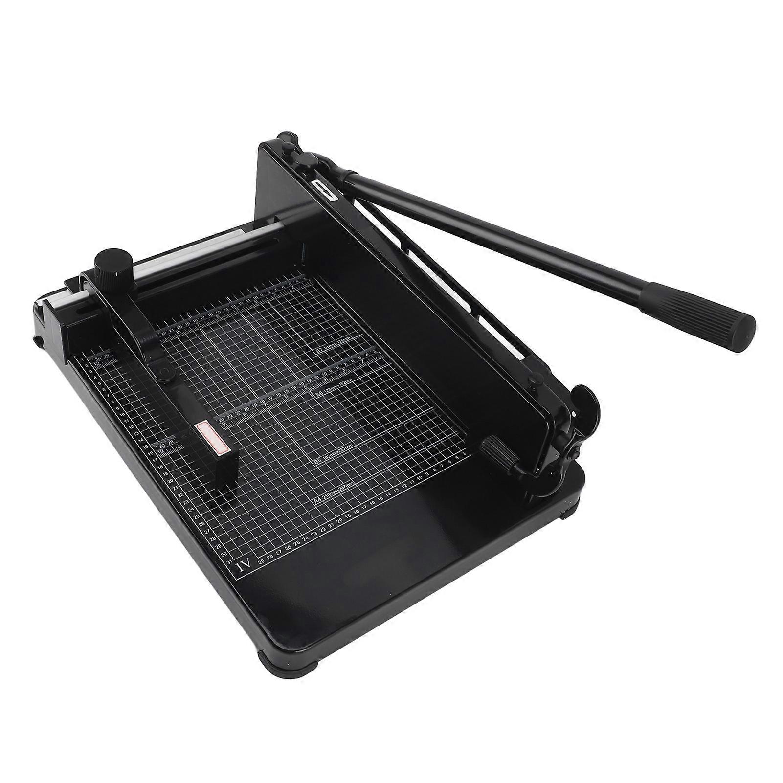 A4 Paper Cutter 400 Sheets Capacity Professional Manual Paper Trimmer with Safety Lock Paper Slicer for Business Office