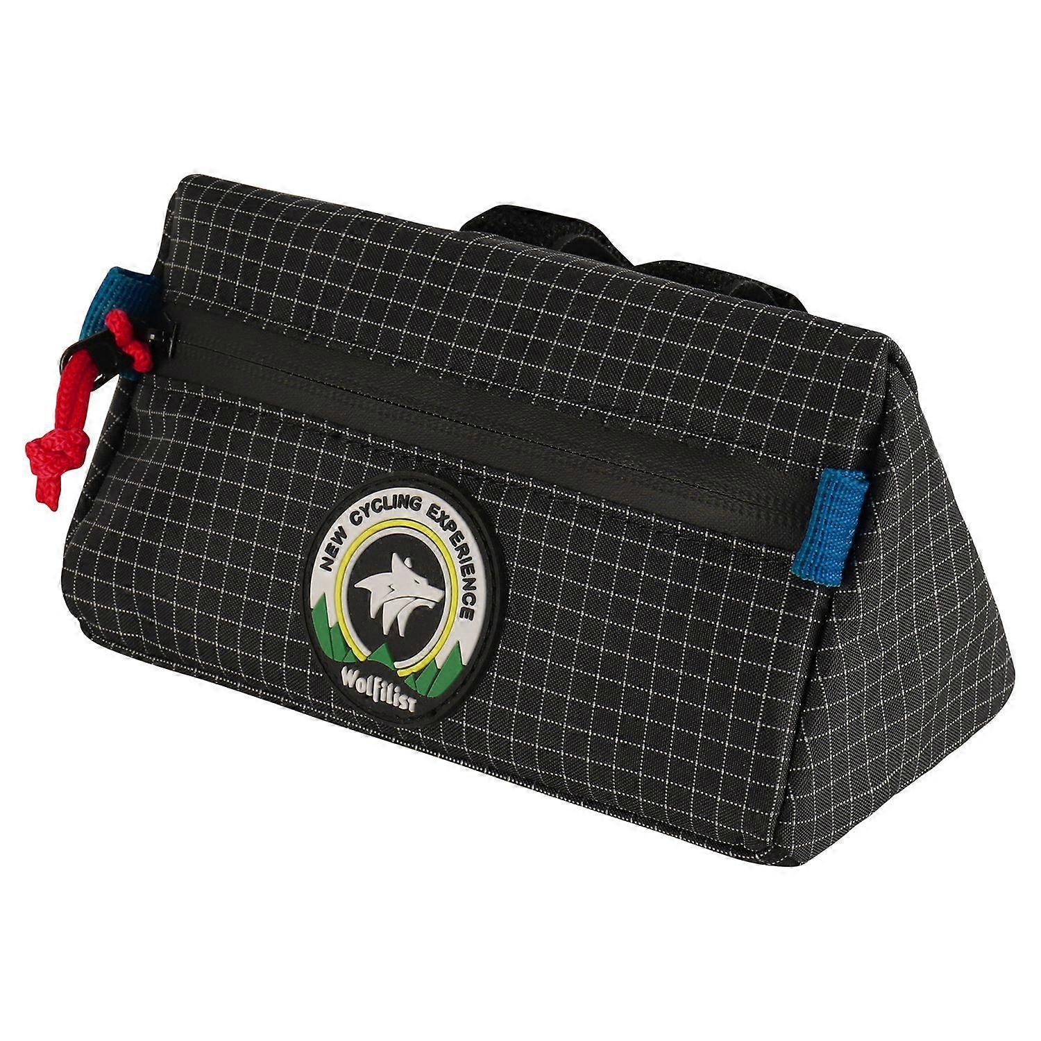 Type B WOLFILIST MTB Bicycle Handlebar Bag Water Repellent Triangle Bike Front Storage Bag