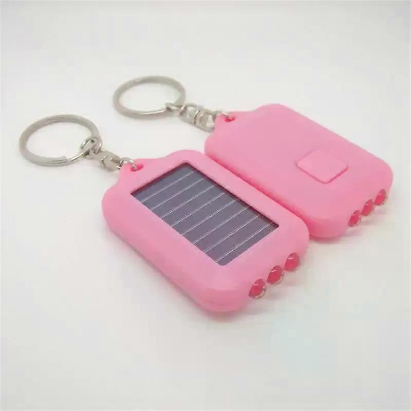 Solar Solar Power Torch Portable Survival Tools Outdoor Tools Led Bright Flashlight Flashlight Led Flashlight Key Chain