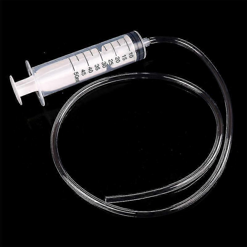 50 ml plastspruta med 80 cm längdrör för hydroponics lab Medical Tool-YKY416