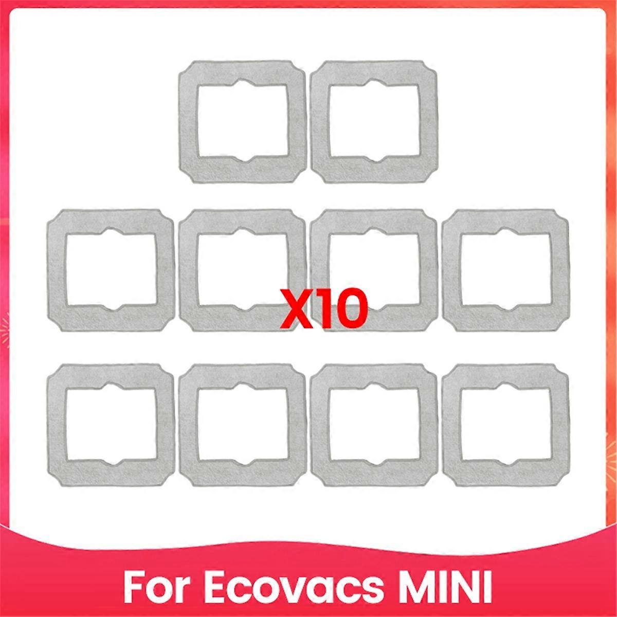 10PCS Washable Mop Cloths Cleaning Rag for Mini Window Vacuum Cleaner Robot Replacement Accessories