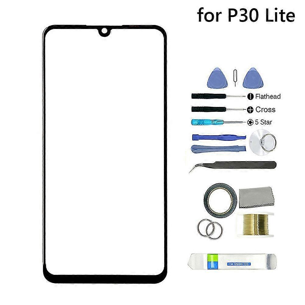 Replacement Front Outer Glass Screen Lens Repair Kit for Huawei P30 Lite Pro