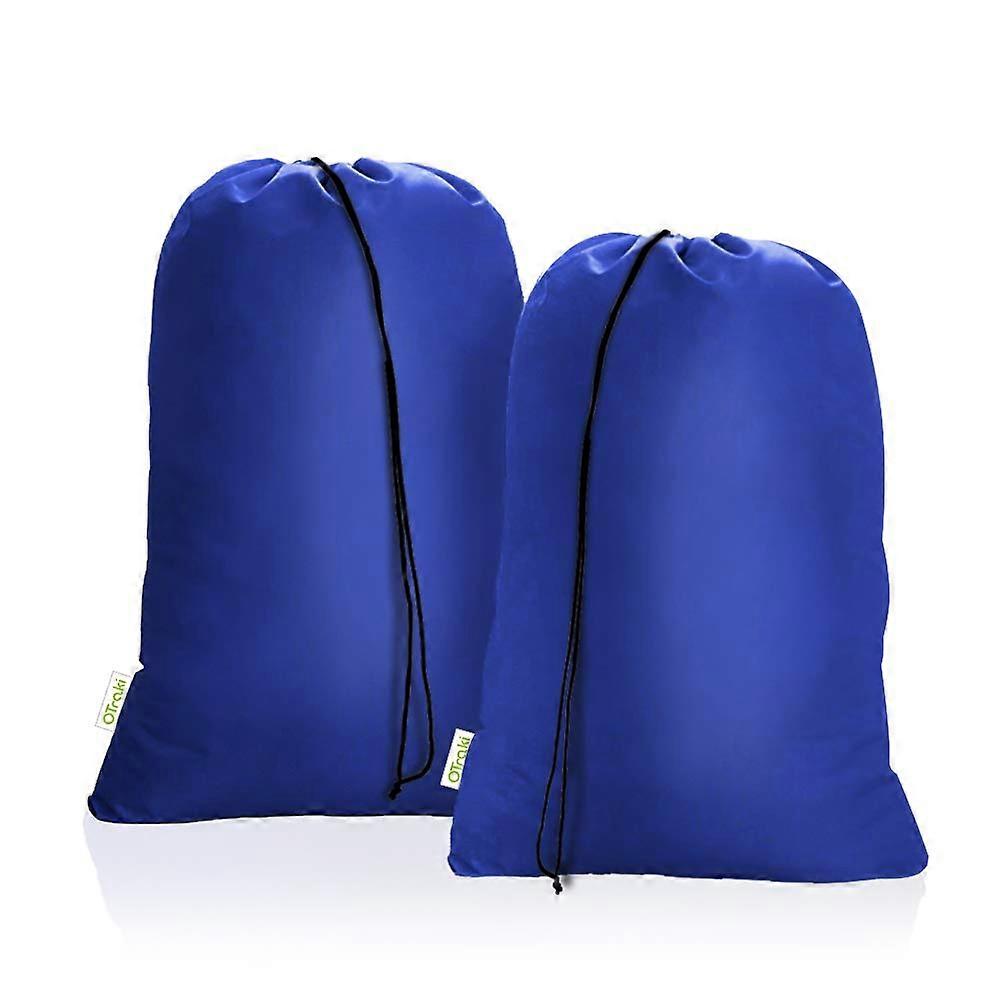 Extra Large Laundry Bag 2 Pack XL Drawstring 28"x45" Washable Storage Hamper for Home Dorm Hotel Laundromat