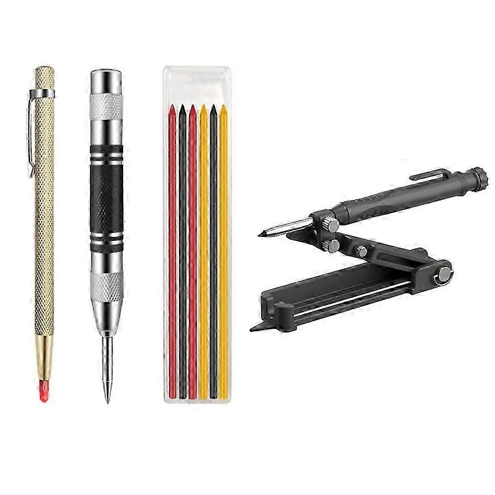 Multifunctional Scribing Tools,Construction Pencil,Scoring Tools,Contour Gauge,Marking Tools,Mechan
