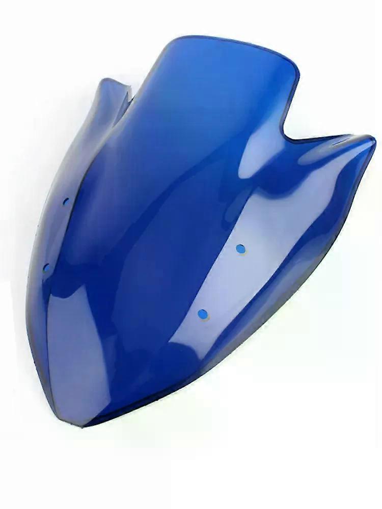 Motorcycle Double Bubble Windshield WindScreen Screen compatible for2003 2004 2005 2006 Z1000 Z 1000 Black Iridium Clear MAXP