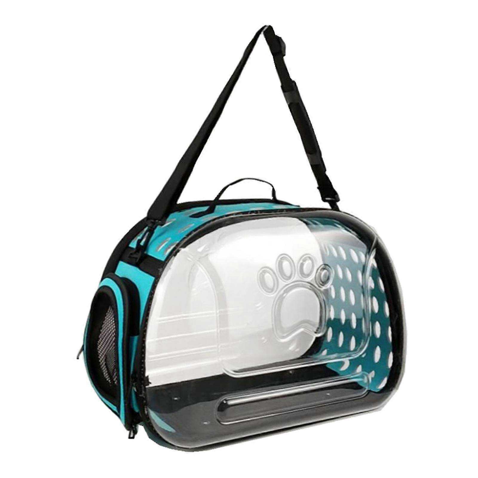 Collapsible Soft Sided Pet Carriers Pets Bubble Bag Clear Transparent Cat