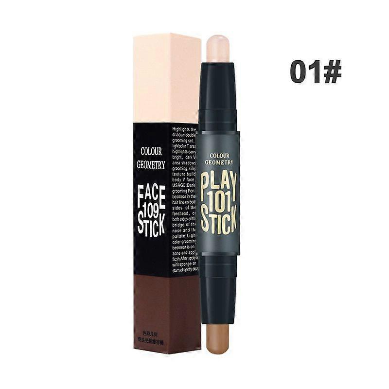 Highlighter Double-ended Dual-use Nose Shadow Repair Highlighter Powder