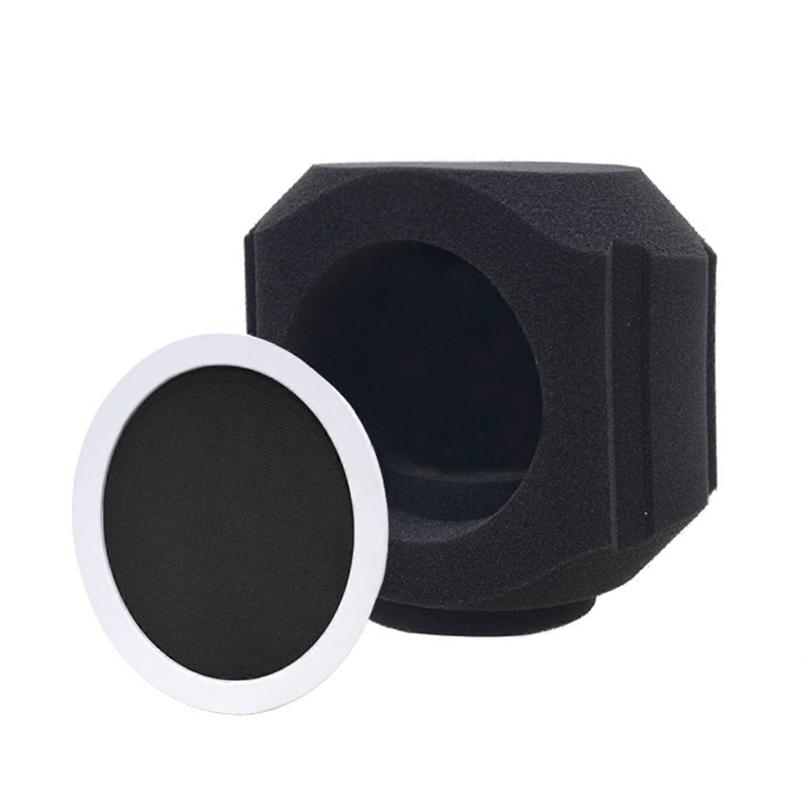 Microphone Windscreen Studio Microphone Noise Isolation Shield Windshield For Mics Soundproof Cover