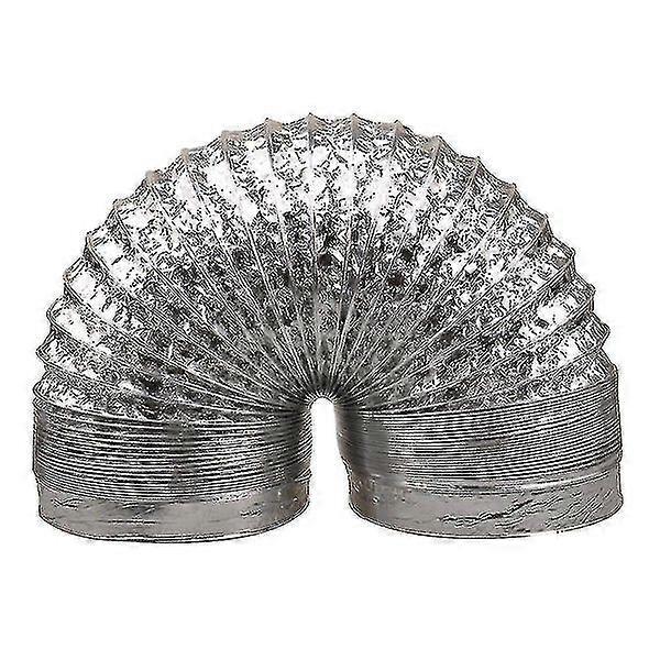 צינור פליטה מקצועי במחיר סביר - רדיד אלומיניום עמיד, 150x17 ס"מ, רב תכליתי ל-HVAC, מטבחים, חממות, אחסון קל