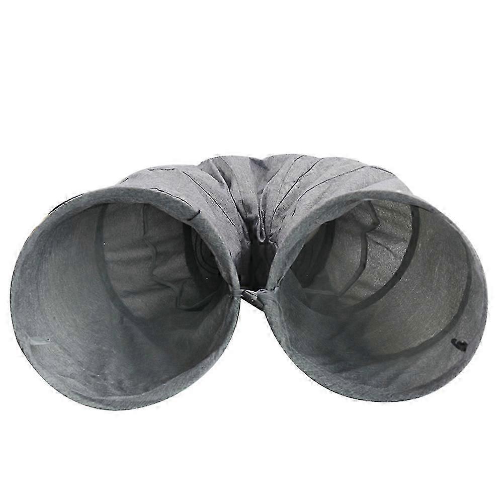 Cat Foldable Tunnel Cat Playing Tunnel Toys Interactive Tube Toys with Sound Paper for Cats Kitten  hk