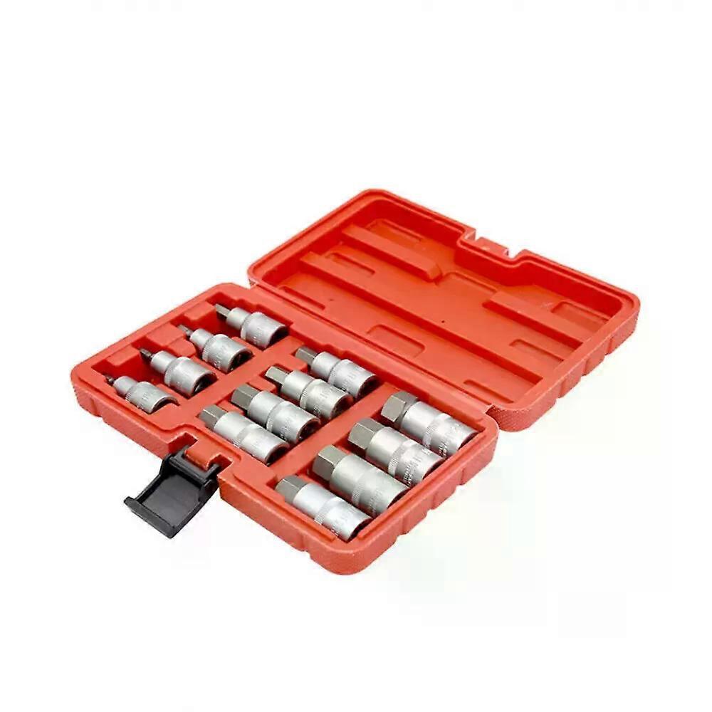 12 x set of socket wrenches set, hexagon socket, 1/2 inch Allen screws