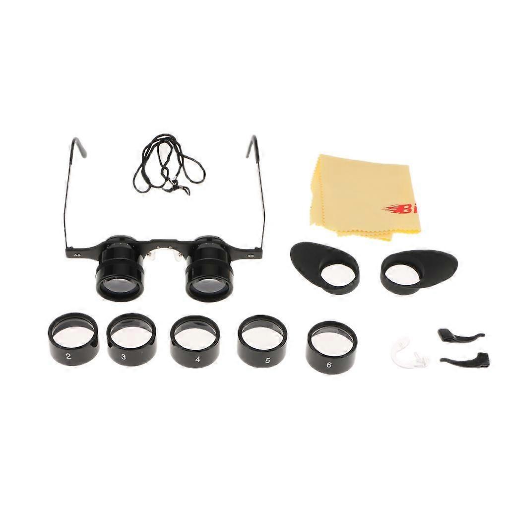 2.5X-15X Adjustable Glasses Binocular Low Vision