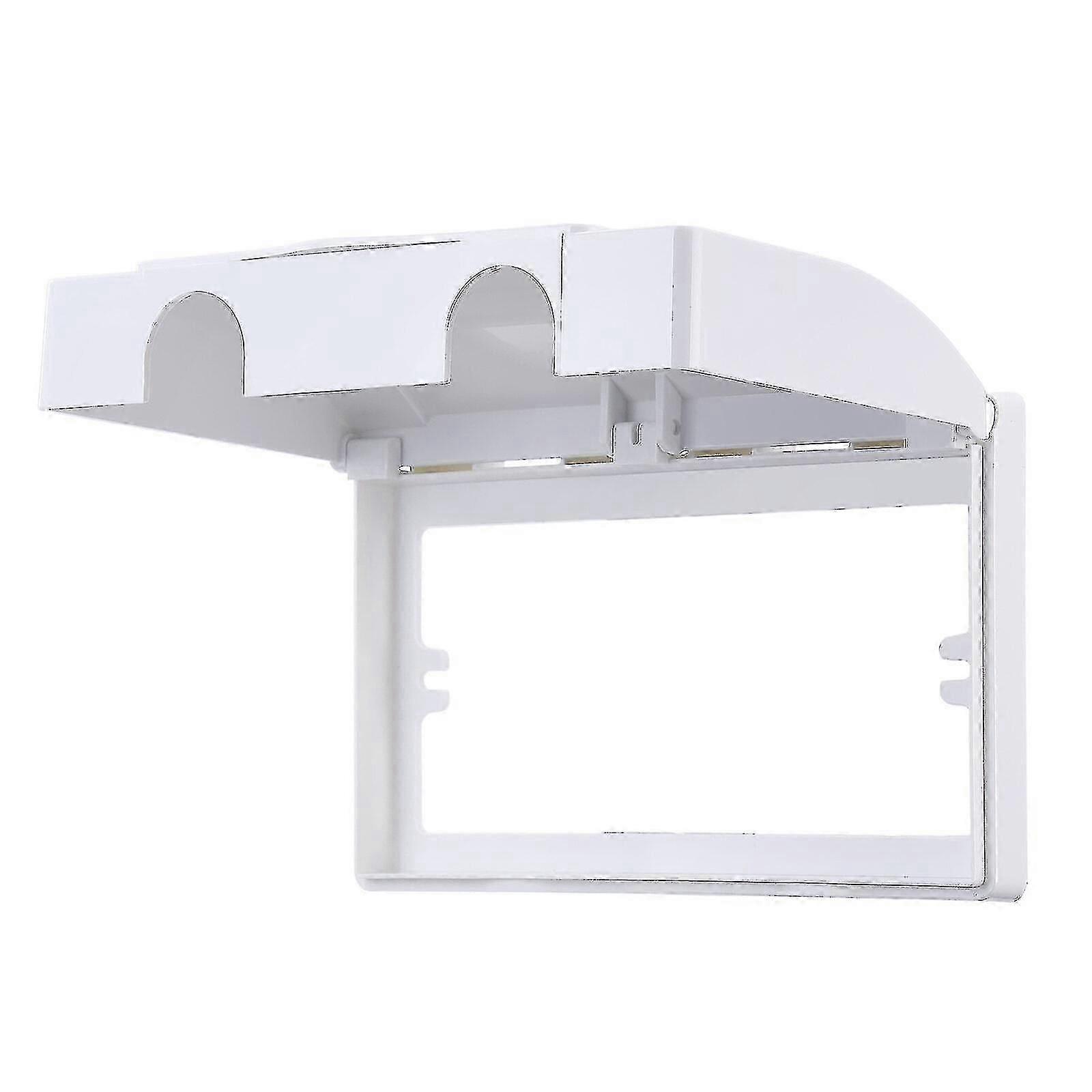 Electric Plug Protector Cover Double Socket Child Safe Box Power Outlet White