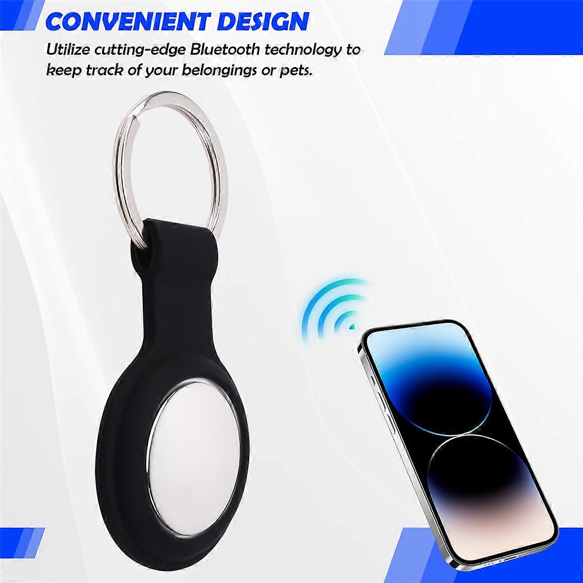 Smart Bluetooth GPS Tracker Round Anti-Lost Device Tracking Locator