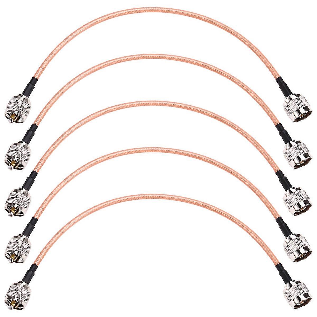 PL259/UHF Female to N Male Adapter RG142 Low Loss Coaxial Cable