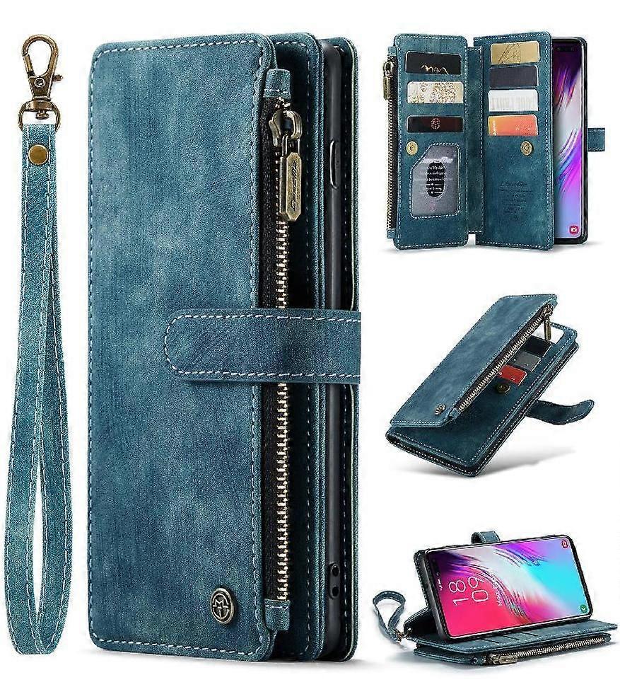 CaseMe מקרה עבור סמסונג גלקסי S10 פלוס ארנק מקרה לנשים גברים חריצי כרטיס רישיון נהיגה חריצי כרטיס רישיון נהג עם מחזיק כרטיס