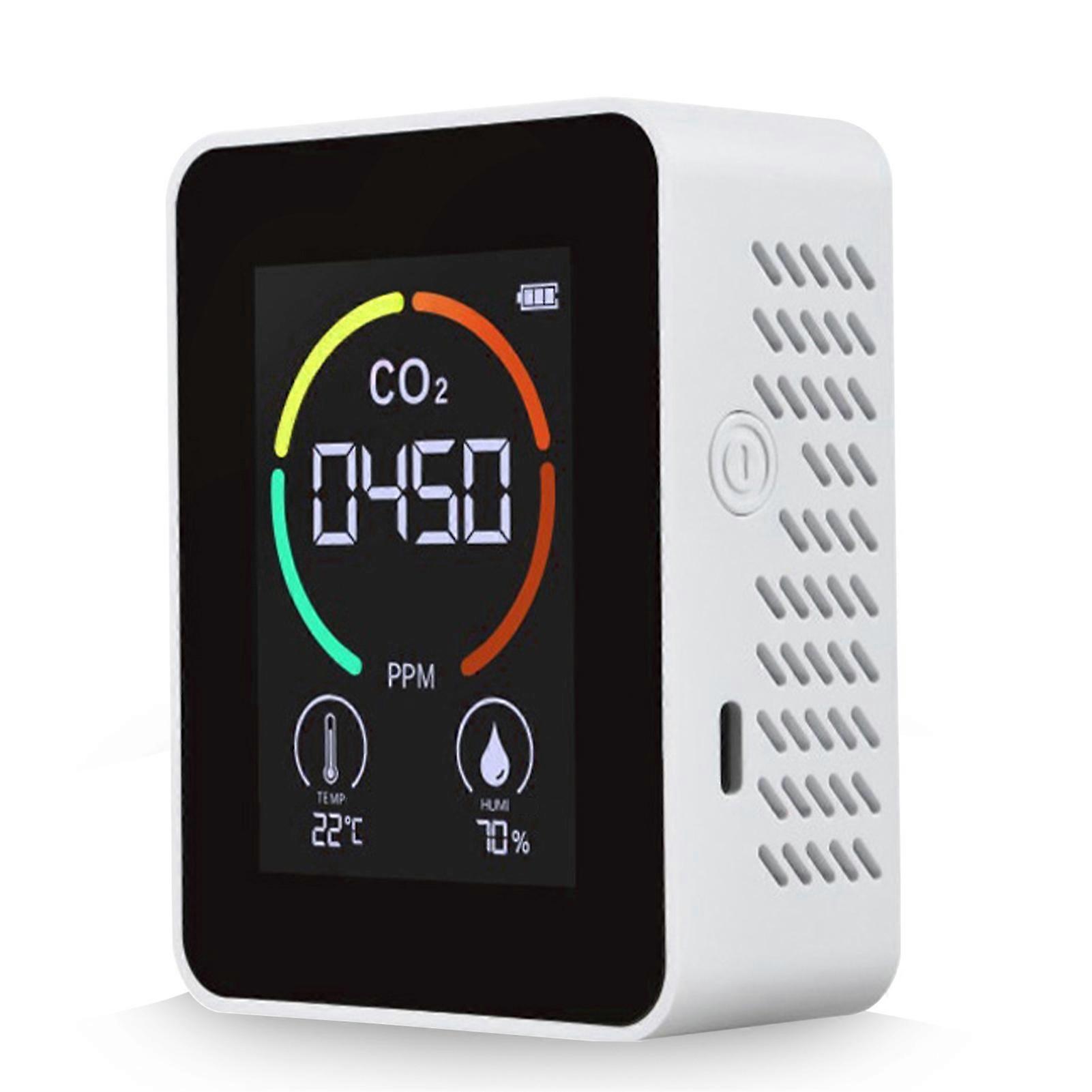 3 in 1 Carbon Dioxide Detector Air Quality Monitor Temperature Humidity Air Analyzer for CO2 Digital CO2 Meter for Home Office