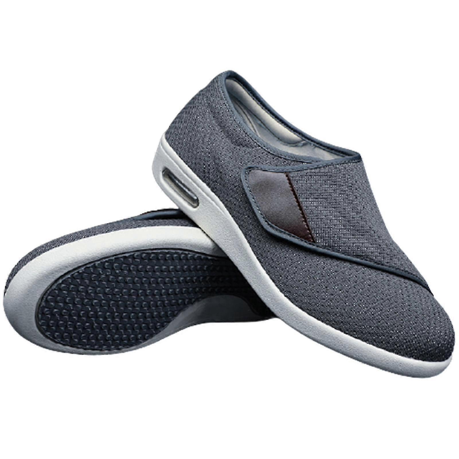 Wide Adjusting Soft Comfortable Shoes Orthopedic Walking Shoes For The Old Breathable Hook-and-loop - JA