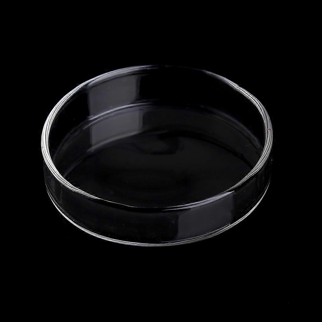 Shrimp Feeder Dish Clear Acrylic Bowls 2.4" x 0.6" Round Tray Fish for Tank Aquarium Food Bowl for Bottom Feeding Pets  White M
