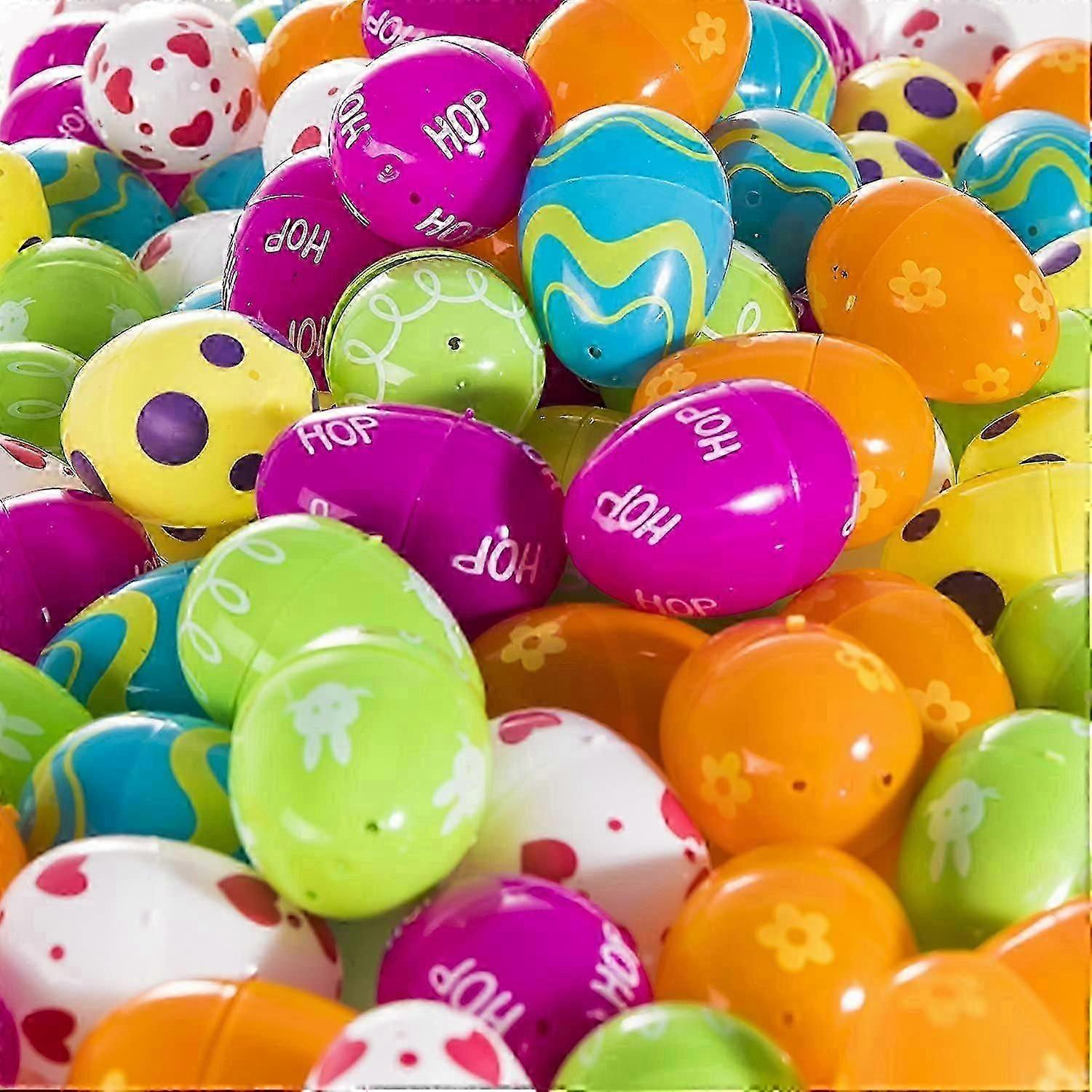 60pcs Plastic Easter Eggs - Perfect for Easter
