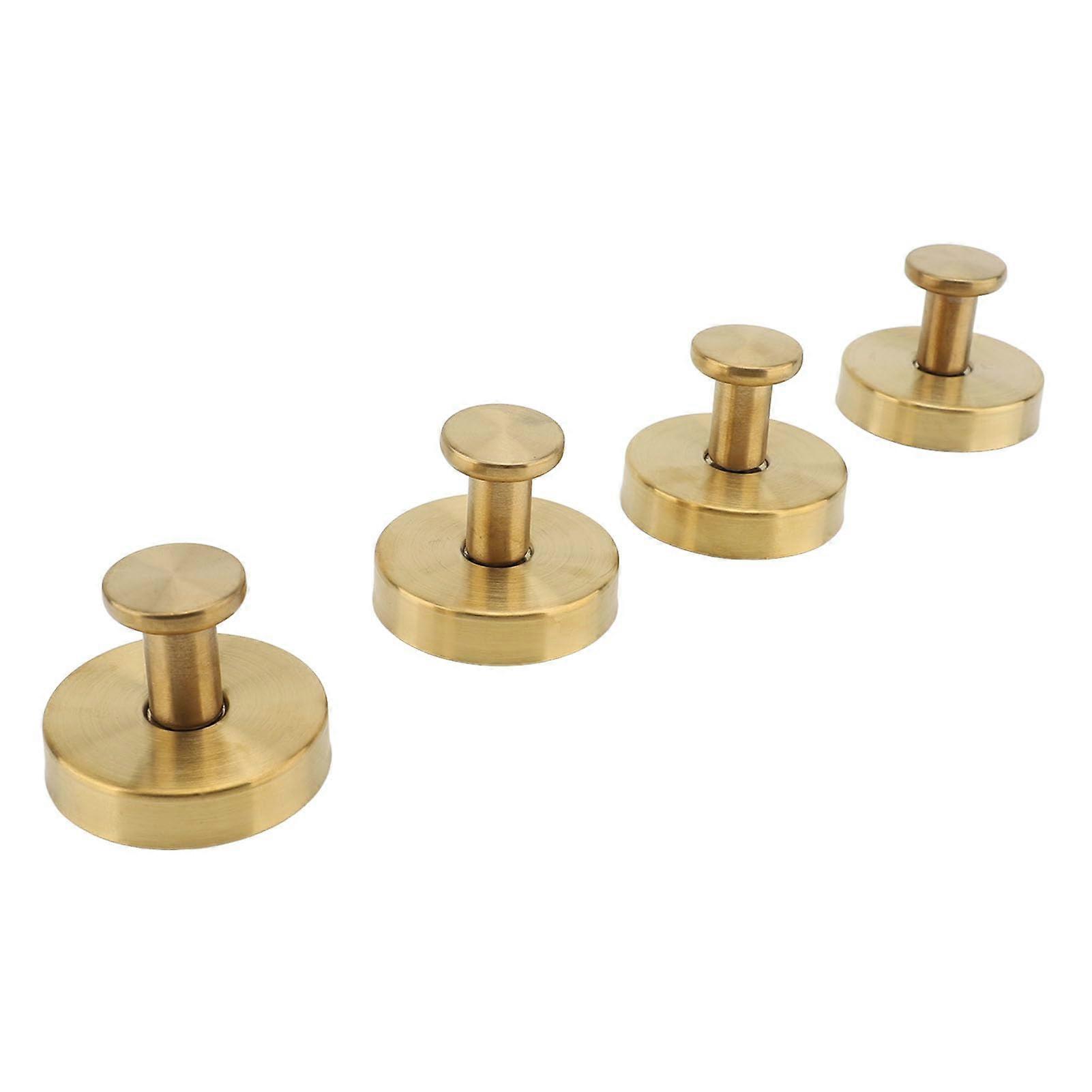 4 Pcs Gold Suction Hangers Towel for Kitchen Bedroom