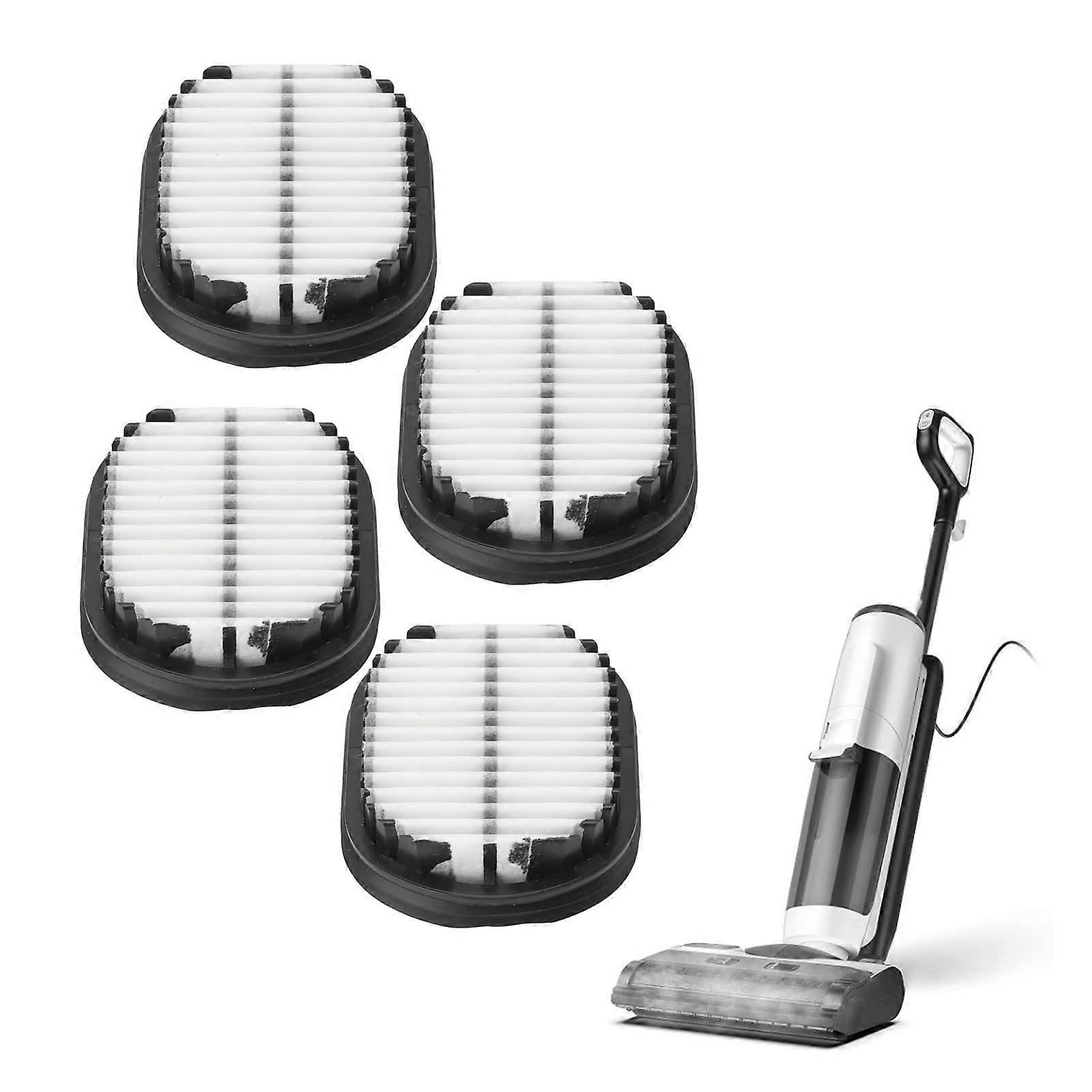 4 Pieces Filter for Washing Machine and Laundry Vacuum, Compatible with Standard Models, Easy to Install, Durable Material