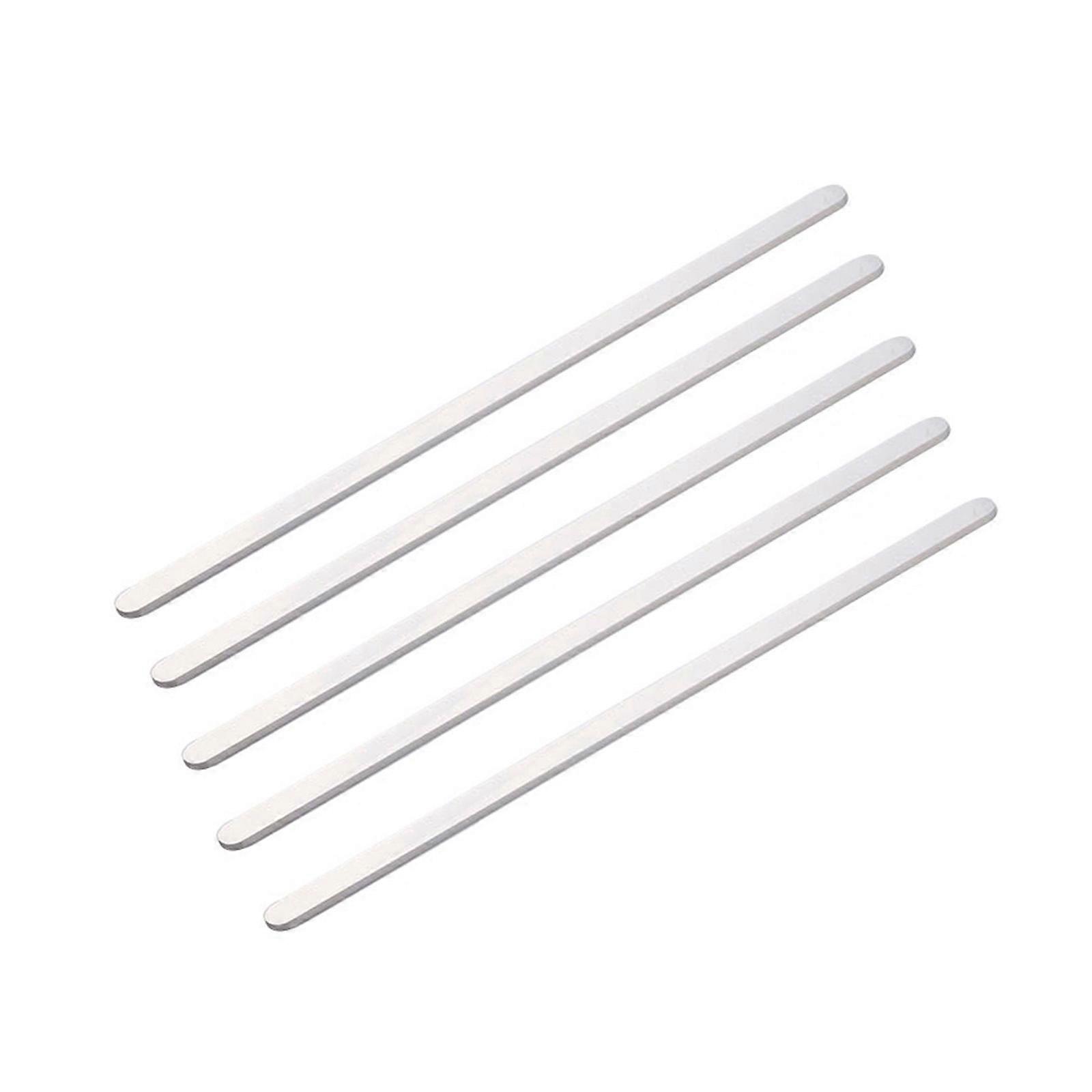 5 stykker rustfrit stål armbånd blank til stempling og DIY smykker fremstilling fødselsdagsgaver DIY jul valentinsdag stål farve 2