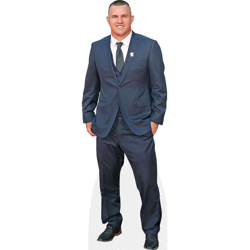 Mike Trout (Navy Suit) Cardboard Cutout (lifesize OR mini size). Standee. Stand Up.